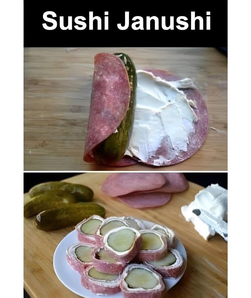 Agurki sushi