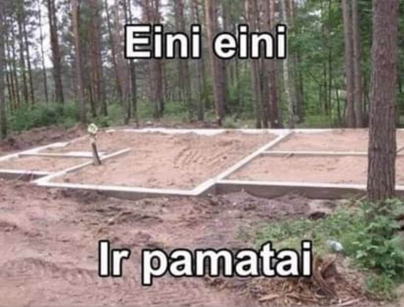 Eini eini ir pamatai